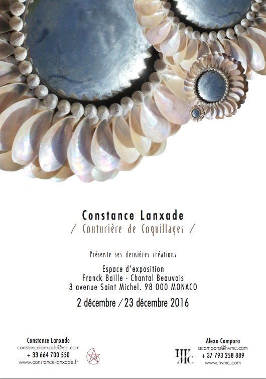 Espace d'exposition Franck Baille - Chantal Beauvois. 
2 au 23 décembre 2016
